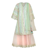 Rang Green Jharoka Sharara Set