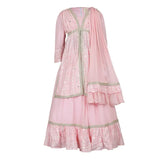 Rang Pink Mirror Work Lehenga Set