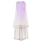 Rang Lilac Embroidered Ombre Lehenga Set