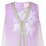 Rang Lilac Embroidered Ombre Lehenga Set