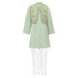 Rang Green Embroidered Kurta Set