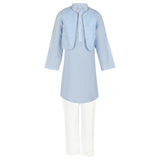 Rang Blue Ensembles Midnight Kurta Koti Set