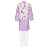 Rang Lilac Vibrant Spring Kurta Koti Set