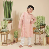 Rang Mauve Vertical Detail Kurta Set