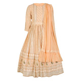 Rang Peach Exquisite Traditional Attire Embroidered Ethnic Dress