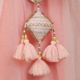 Rang Pink Elegant Lace Sharara Set