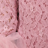 Rang Mauve Graceful Mauve Lace Sharara Set