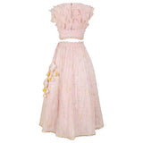 Rang Pink Rang Trendy Ruffled Lehnga Set