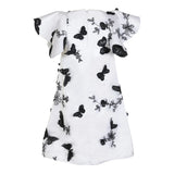 Stella Rossa Black & White Butterfly Dress