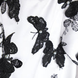 Stella Rossa Black & White Butterfly Dress