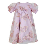 Stella Rossa Lilac Lurex Butterfly Dress