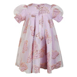 Stella Rossa Lilac Lurex Butterfly Dress