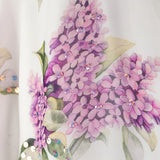 Stella Rossa Off White Wisteria Printed Dress