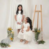 Stella Rossa Off White Serene Lace Dress