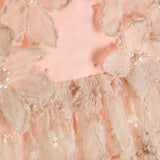 Stella Rossa Peach Chunky Floral Dress