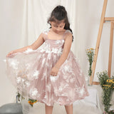 Stella Rossa Mauve 3D Floral Dress
