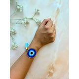 Acrylic Rakhi to Keychain Keepsake - Evil Eye