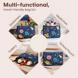 3-Zip Toiletries Organizer - Outer Space