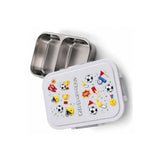 Bento Lunch Box Double Compartment - Football