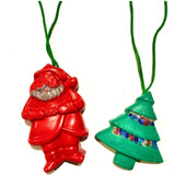 Jumbo Christmas Trees Ornament Crayon set of 6