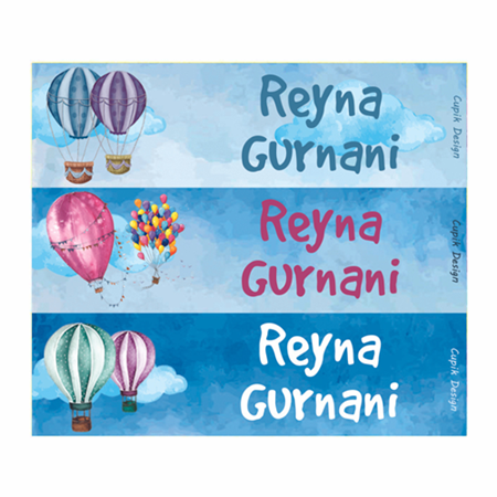 Personalized Name Stickers for Kids | Set of 45 | 3 Attractive Designs ...
