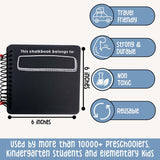 Berrybee Kids Children's Activity Chalkboard Book-Portable