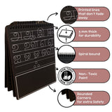 Berrybee 8-in-1 Montessori-Inspired Pre-Writing Board, Educational & Durable (Tamil)