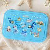 Bento Lunch Box Double Compartment - Underwater