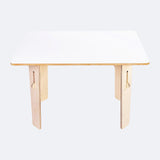 Swen Wooden Straight Table Amber
