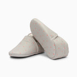 Stars Cotton Baby Shoe - Grey