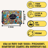 Berrybee Chalk it Doodles- Children's Activity Chalkboard Book-Portable