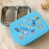 Bento Lunch Box Double Compartment - Underwater