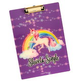 Rainbows & Unicorns Clipboard (Acrylic)