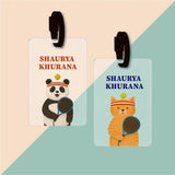 Bag Tag (Transparent) - Padel Animals