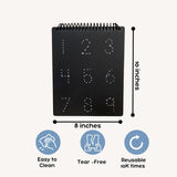 Berrybee 8-in-1 Montessori-Inspired Pre-Writing Board, Educational & Durable (Maths)