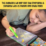 Berrybee Chalk it Doodles- Children's Activity Chalkboard Book-Portable