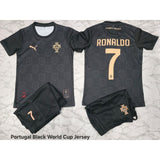 Replica Football Jersey - Portugal Black World Cup Jersey