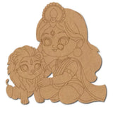 DIY Colouring Wooden Goddess Durga Activity Kit