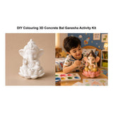 DIY Colouring 3D Concrete Bal Ganesha Activity Kit