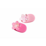 Pink and light pink cherry blossom hair clips