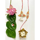 Tara Gota Patti Rakhi and Lumba Set