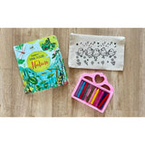 DIY Colouring Little Birdies Pouch