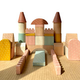 Wooden Building Blocks Toys Set Imagination and Creativity - Small Blocks