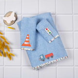 Kids Towels (Set of 3)- Blue