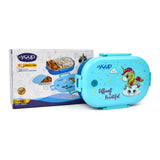 Youp Stainless Steel Blue Color Unicorn Theme Kids Lunch Box Break Time - 700 ml