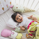 Masaya Shape Cushions- Berry the Ice Cone - Pink