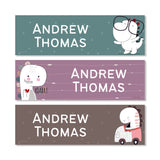 Waterproof Name Labels - Jurassic Fun