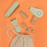 Comb & Shine - Wooden Kids Hair Salon Playset