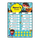 Daily Reward Chart Personalised - Superkid edition