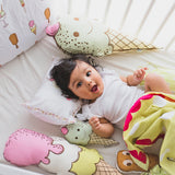 Masaya Shape Cushions- Minty the Ice Cone - Green